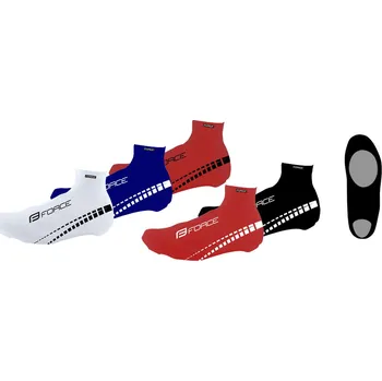 Cyklistické návleky Návleky treter Force LYCRA, fluo Velikost: S - M