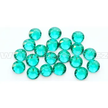 celobroušené hot-fix kameny Premium barva 140 Blue zircone, velikost SS6 až SS30, balení 144ks barva: celobroušený CBP/140 Blue zircon, velikost: velikost SS10, balení: balení 1grs /144ks