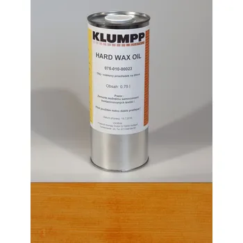 Olej na dřevo Hard Wax Oil - Douglaska 078, plechovka 0,75 l, vnitřní olej na nábytek s tvrdým voskem