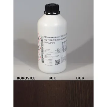 Mořidlo Mořidlo na dřevo - Astra Vernici - Unicolor - Tmavý ořech 577 1:8 - Mořidlo (roztok) k přímému zpracování 800 ml