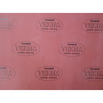 Bezasbestová deska TEXIM červená 1