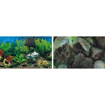 Tapeta Oboustranná tapeta rostliny, skály 49x100cm