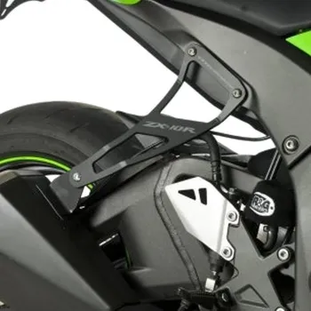 Výfuk pro motocykl R&G Racing Držák výfuku R&G Racing pro motocykly KAWASAKI ZX10R ('11-), černý