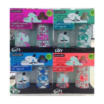 Kojenecká láhev Suavinex Set kojeneckých láhví 270 ml/360 ml