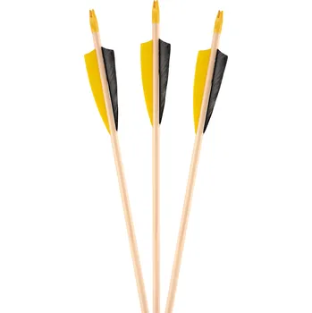 Lukostřelba Šíp dřevěný Bearpaw Standard II - 11/32" (Kompletní šíp - 11/35" >>> 40-45 liber)