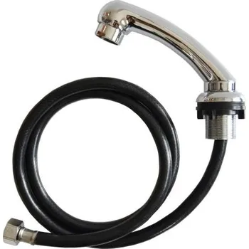 Vodovodní baterie Sprška s plastovou hadicí pro mycí box Detail - chrom, černá (DHSA-15) + dárek zdarma