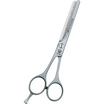 Kadeřnické nůžky Efilační nůžky pro leváky DOVO classic - 5,25", 40 zubů (509 40546) + dárek zdarma