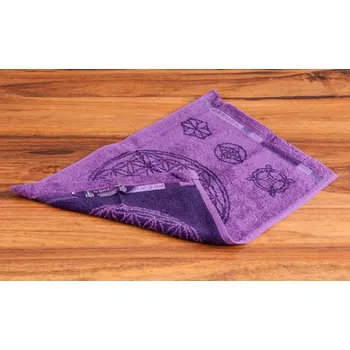 Plakát Ručník „Květ života“ fialový (Ručník „Květ života“ fialový)