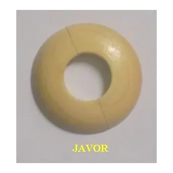 Krytka potrubí Dřevěná rozeta javor 1/2" - 23,5 mm - masiv (k podlaze a topení)