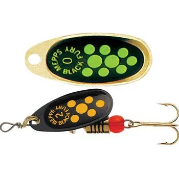 Umělá nástraha Třpytka MEPPS Black Fury 4 zlatá/fluo (Comet BF4 zlatá/fluo)