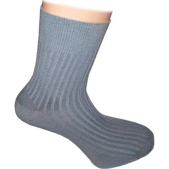 Dámské ponožky BX-DIABET bambusové ponožky extra roztažné BAMBOX 36-40 tm. šedá