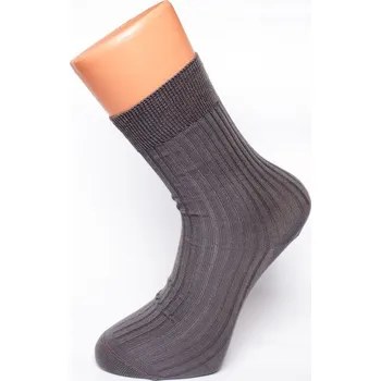 Pánské ponožky 100% bambusové zdravotní ponožky BAMBOX 43-44 šedá