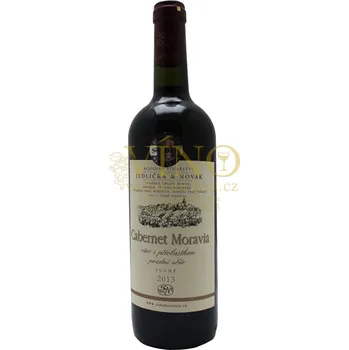 Víno Jedlička & Novák Rodinné vinařství Jedlička Bořetice Cabernet Moravia 2013 pozdní sběr 0,75 L suché moravské červené víno