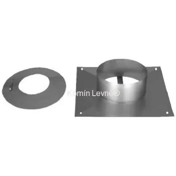 Komín Nerez kryt hlavice s límcem 200/0,6mm