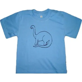 Chlapecké tričko Chlapecké tričko vel. 128 světle modré dino