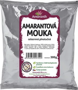 Mouka Amaranth Amarantová celozrnná plnotučná 300 g