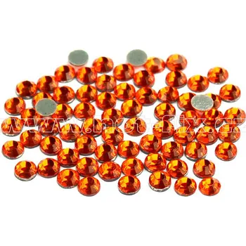 hot-fix skleněné nažehlovací kameny na textil barva 104 Orange, velikost SS6 až SS30, balení 144ks barva: polobroušený barva 104 Orange, velikost: velikost SS 6, balení: balení 1grs /144ks