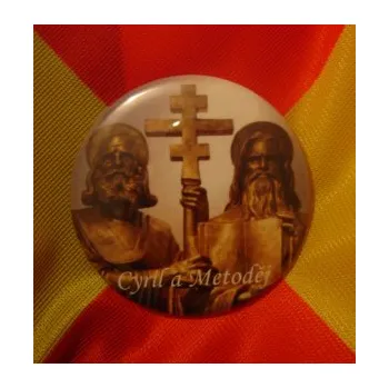 Magnet na auto Placka magnet, Cyril a Metoděj - patroni Moravy