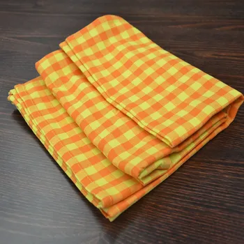 Utěrka Utěrka kanafas oranžovožlutá 1ks