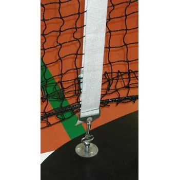 Tenisová síť DOR-SPORT Středová páska s přezkou na tenisovou síť - PŘESNÁ- exakta - wimbledon