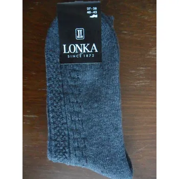Pánské ponožky Lonka pánské zimní ponožky Podrava tmavě šedé 41-42(27-28)