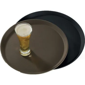 CAMBRO | Treadlite Podnos, tác servírovací protiskluzový - 35,5 cm černý (Podnos servírovací protiskluzový - 35,5 cm černý)