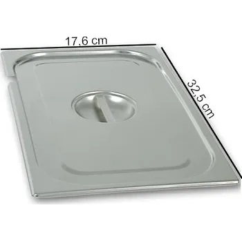 Víko s výřezem na naběračku GN 1/3, PROFI (Víko s výřezem na naběračku PROFI)