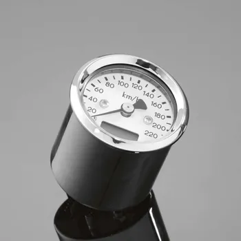 Osvětlení pro motocykl Highway Hawk Highway Hawk H67-304 Tachometr elektronický 48mm 220km/h chrom/bílý/modrá LED Chrom