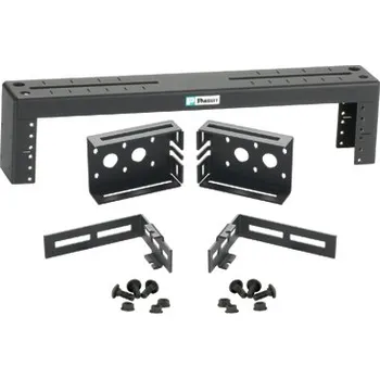 Racková skříň PZLRB2U Zónový rozvaděč pro kabelové trasy, 2U, černý