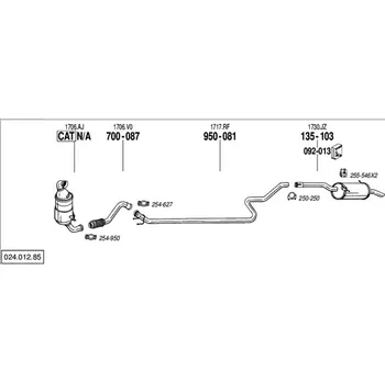 závěsná guma Bosal 255-546