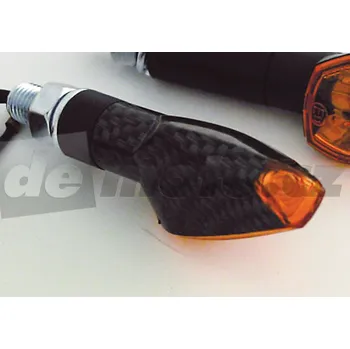 Osvětlení pro motocykl Blinkr PEAK - karbonový (1ks)