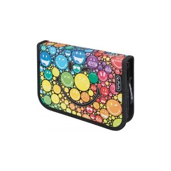 Penál Herlitz Smiley World Rainbow 1P plný