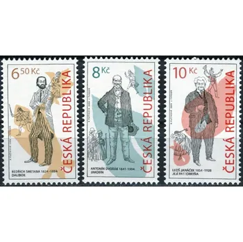 Poštovní známka Česká pošta (2004) č. 397 - 399 ** - Česká republika - Česká hudba