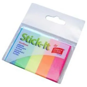 Záložka Easy Záložky plastové 45 × 12 mm 5 × 25 ks