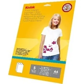 Fotopapír KODAK T-Shirt Transfers A4, 5 papírů pro potisk světlých triček