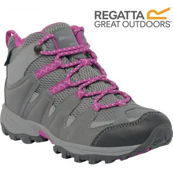 Dětská treková obuv Regatta Rkf340 Garsdale Mid Jnr Stell/vivvio