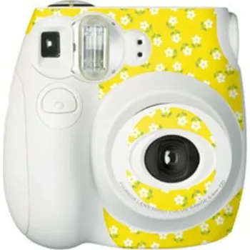 Analogový fotoaparát Fujifilm INSTAX mini 7s White Yellow dekorativní nálepka na fotoaparát