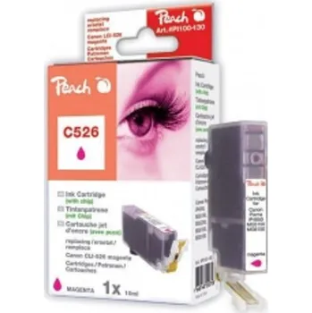 PEACH kompatibilní cartridge Canon CLI-526M, Magenta, 10 ml