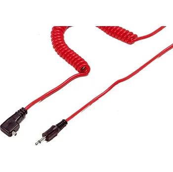 Blesk Kaiser kabel blesku 10m červený (PC konektor-jack 3,5mm)