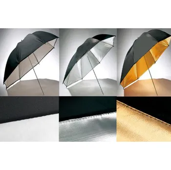 Odrazný deštník Studiový deštník stříbrný 106cm Kast