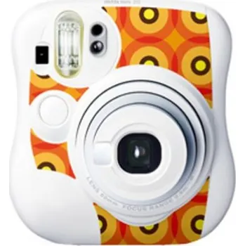 Analogový fotoaparát Fujifilm INSTAX mini 25 White Sunshine dekorativní nálepka na fotoaparát