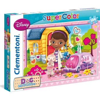 Puzzle Clementoni Puzzle Supercolor Doktorka Plyšáková 104 dílků