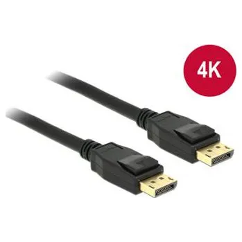 Video kabel Delock Displayport 1.2 kabel samec > Displayport samec 4K 2m
