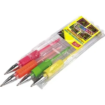 Easy Fluo zvýrazňovací gelová pera sada 4 ks