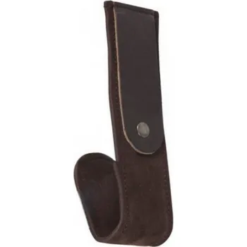 Opasek Kožený držák luku na opasek Strele (Ocelový hák potažený kůží)