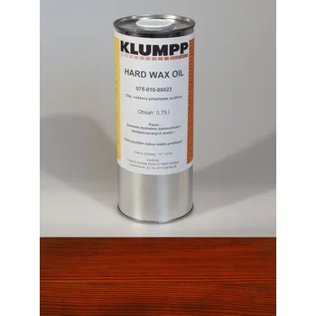 Olej na dřevo Hard Wax Oil - Mahagon 470, plechovka 0,75 l, vnitřní olej na nábytek s tvrdým voskem