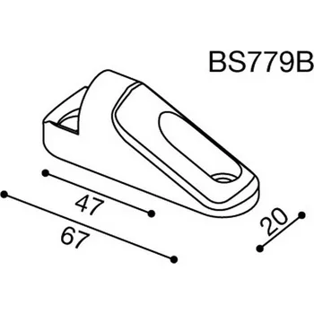Zrcátko pro motocykl Rizoma Montážní adaptér BS779B pro zpětná zrcátka RIZOMA do kapotáže - pro motocykly KAWASAKI ZX6R, ZX10R, černý Černá