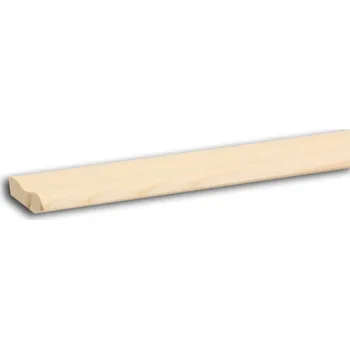 soklová lišta Podlahová lišta č.018 - 47 mm x 11 mm, smrková, ŠS4711