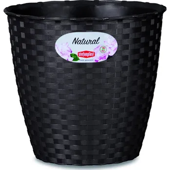 Obal na květináč Obal RATTANO ø 14 cm Barva: hnědá