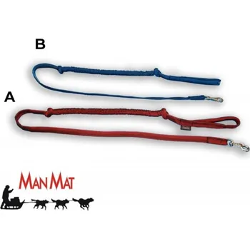 Vodítko pro psa Manmat Vodítko s Amortizérem Pletené Vzor: B Modro-černá vzor M-M